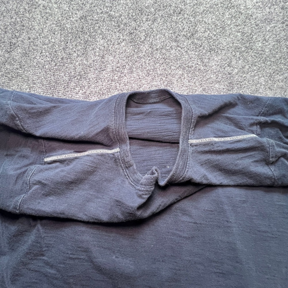 LL Bean Kids XL 18 Graphic Top Bundle Sweatshirt and T-Shirt Navy Blue Retro - Picture 11 of 16